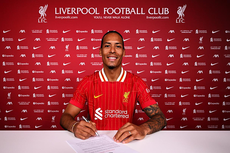 Van Dijk produžio ugovor s Liverpoolom (Foto: liverpoolfc.com)
