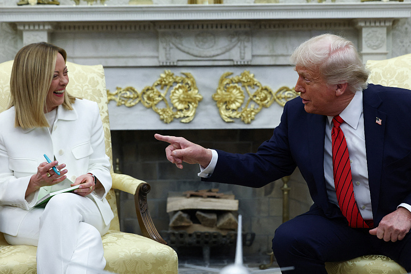 Giorgia Meloni i Donald Trump (Foto: Reuters)