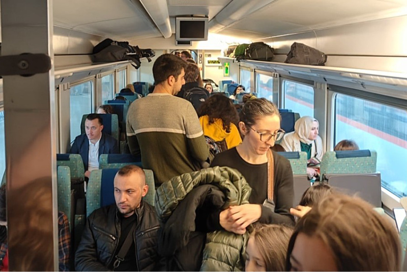 Velike gužve u današnjem vozu na relaciji Sarajevo - Mostar