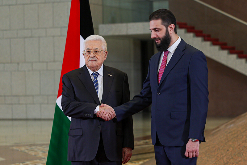 Abbas tokom posjete Siriji