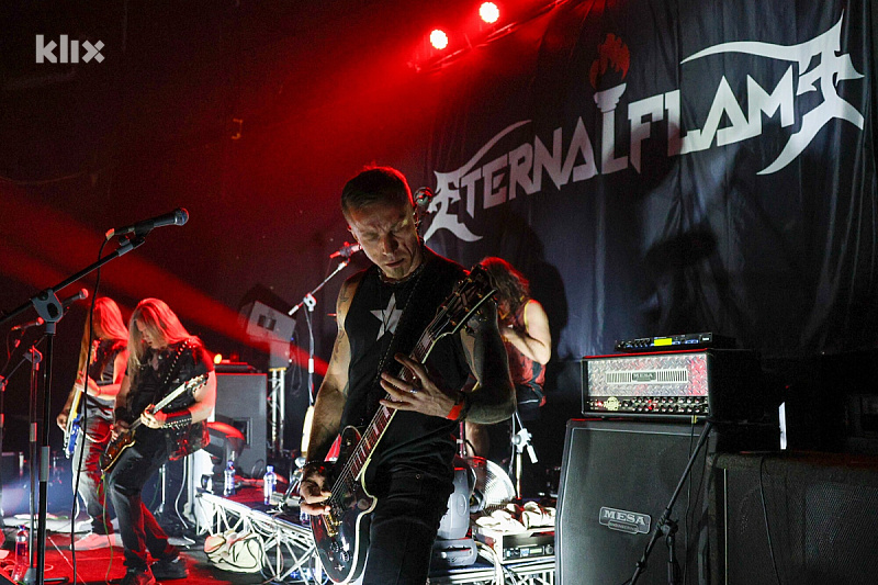 Druga večer Eternal Flame Metal Festivala u Domu mladih (Foto: I. L./Klix.ba)
