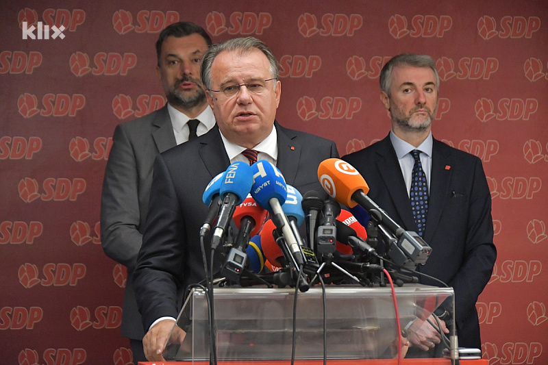 Lideri stranaka Trojke (Foto: I. Š./Klix.ba)