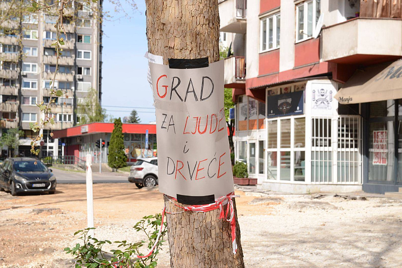 Građani poručili da žele drveće pored zgrada
