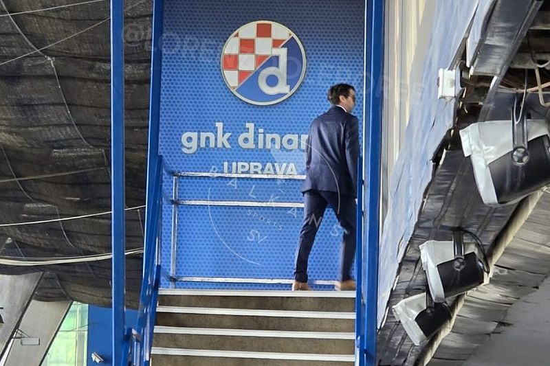 Menadžer Đoro Božanović stigao na Maksimir (Foto: Lorenzo Lepore)