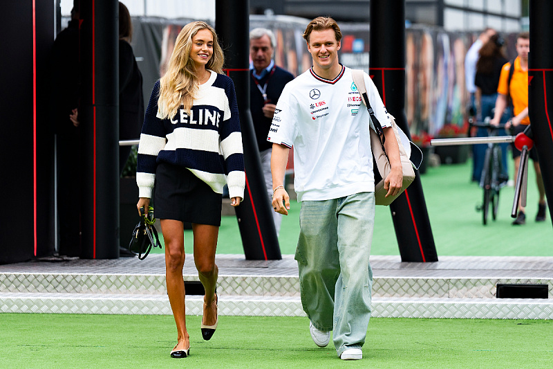 Laila Hasanović i Mick Schumacher (Foto: EPA-EFE)