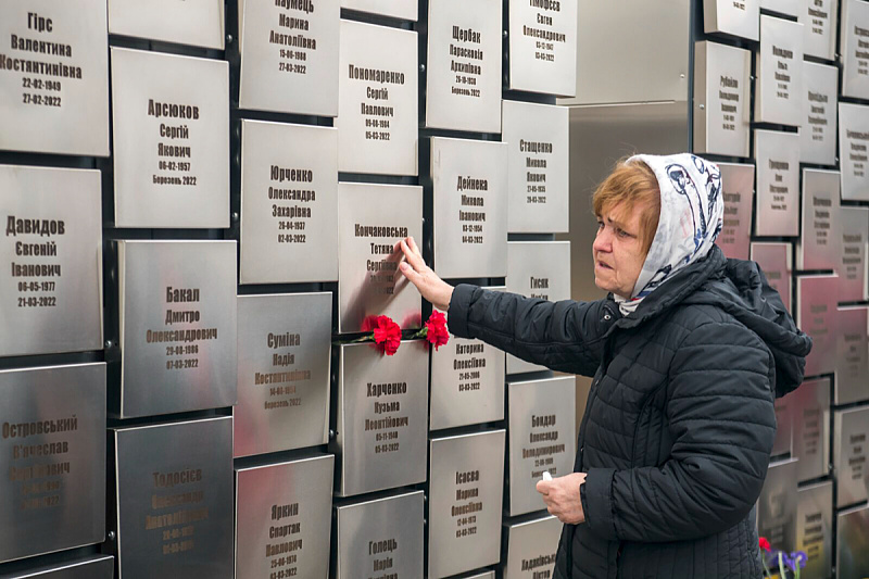 Imena ubijenih u ruskim zločinima u Buchi (Foto: EPA-EFE)