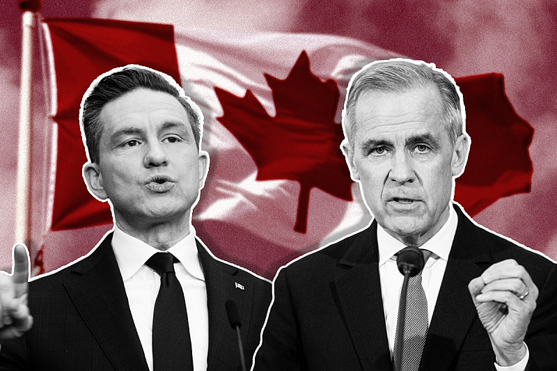 Pierre Poilievre i Mark Carney u borbi za premijera Kanade (Ilustracija: A.L./Klix.ba)