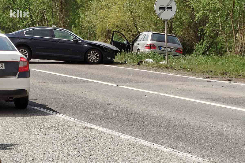 Sudar Passata i Mercedesa (Foto: Čitatelj)