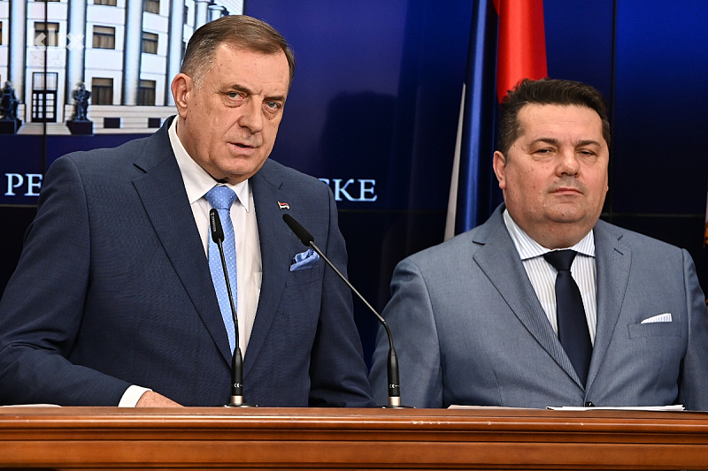 Lideri SNSD i Ujedinjene Srpske (Foto: E. M./Klix.ba)