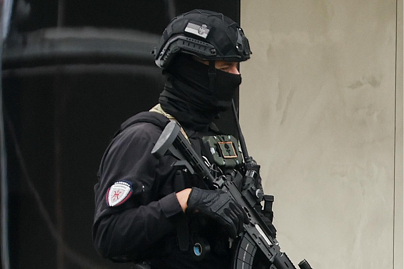 Detalj s uniforme pripadnika MUP-a RS-a (Foto: Armin Durgut/PIXSELL)