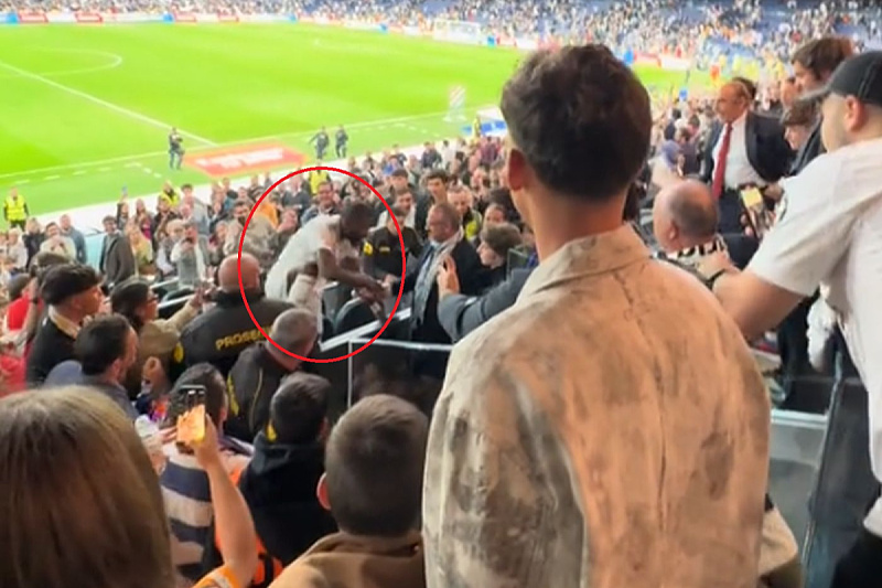 Antonio Rüdiger krenuo ka tribinama stadiona Santiago Bernabeu (Foto: Screenshot)