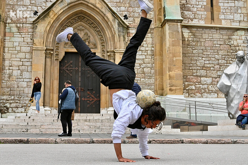 Fudbalski freestyler Anthony Nougez (Foto: V. D./Klix.ba)
