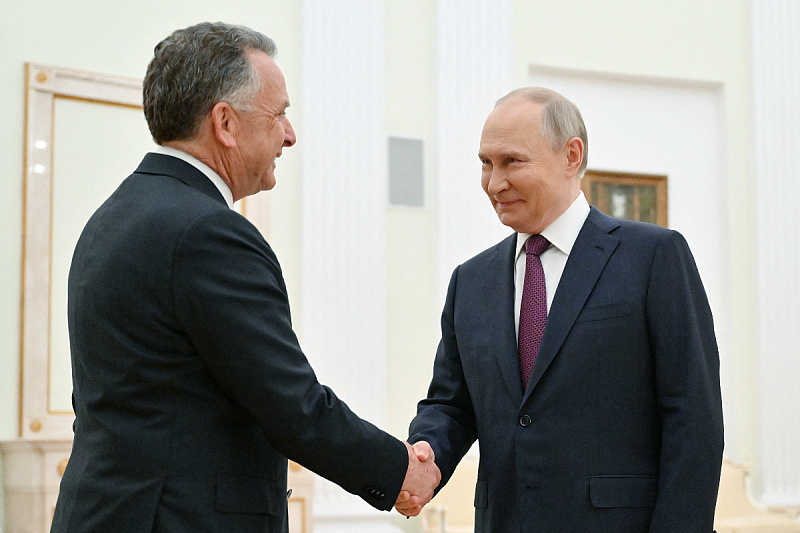 Witkoff i Putin (Foto: Reuters)