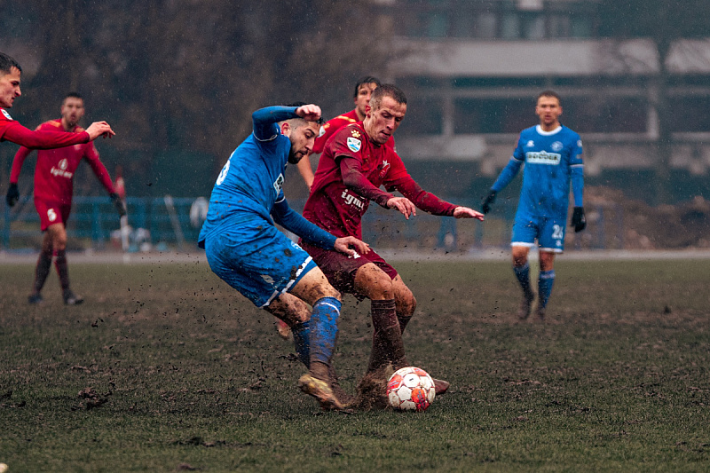 Detalj s posljednjeg duela Igmana i Radnika u Konjicu (Foto: FK Igman Konjic)