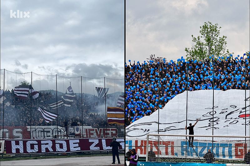 Horde i Manijaci na derbiju (Foto: I. Š./Klix.ba)