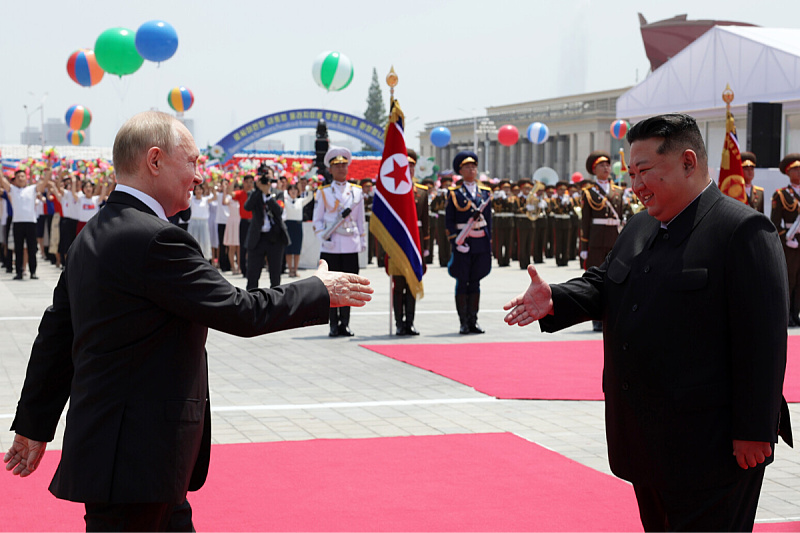 Vladimir Putin i Kim Jong Un (Foto: EPA-EFE)