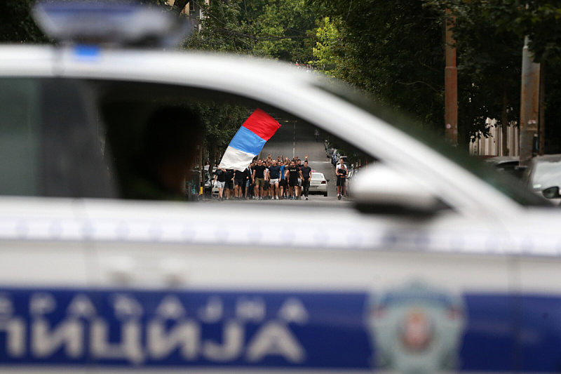 Policijsko auto kosovske policije (Foto: EPA-EFE)