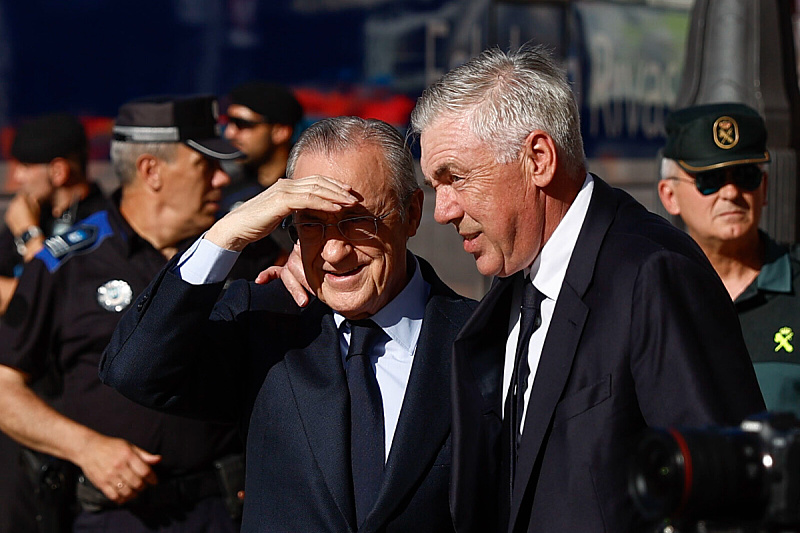 Florentino Perez i Carlo Ancelotti (Foto: EPA-EFE)