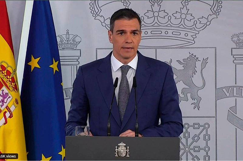 Pedro Sanchez (Screenshot: X)