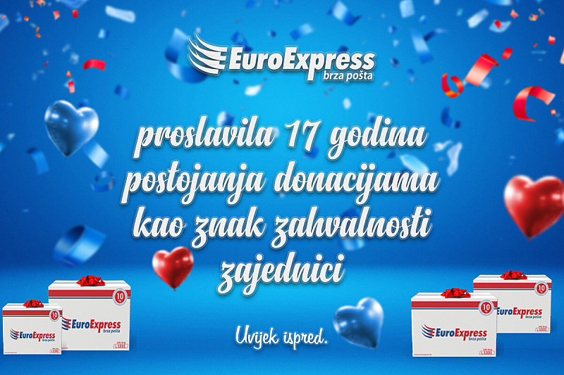 EuroExpress brza pošta uručila donacije kao znak zahvalnosti