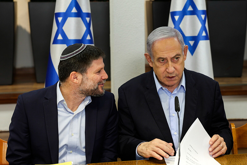 Bezalel Smotrich i Benjamin Netanyahu (Foto: EPA-EFE)