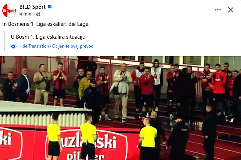 Bild o skandalu na Tušnju (Foto: Screenshot)