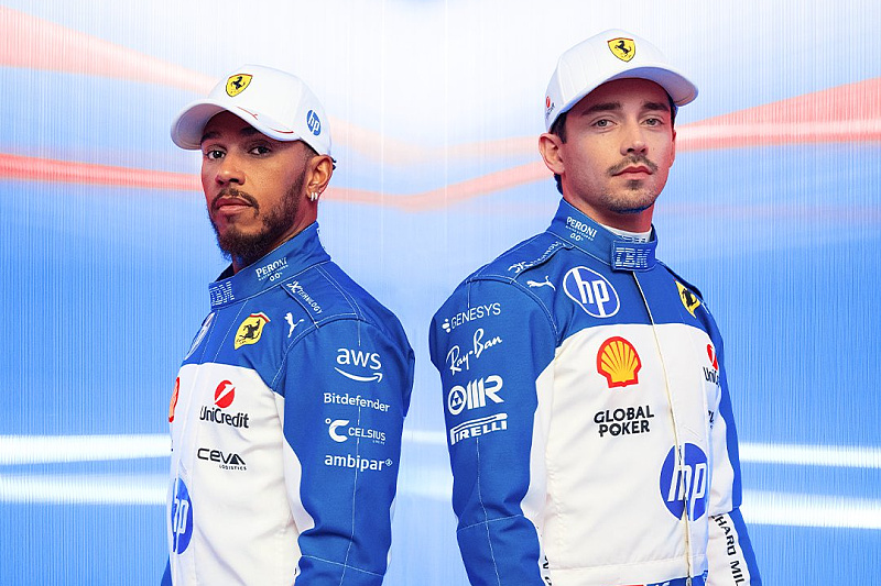 Lewis Hamilton i Charles Leclerc (Foto: Ferrari)