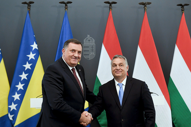 Milorad Dodik i Viktor Orban (Foto: EPA-EFE)