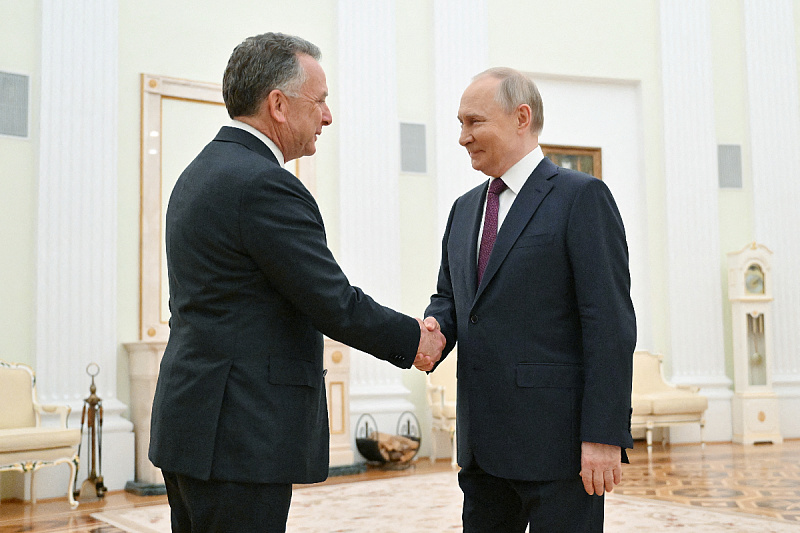 Steve Witkoff i Vladimir Putin krajem aprila u Moskvi (Foto: Reuters)