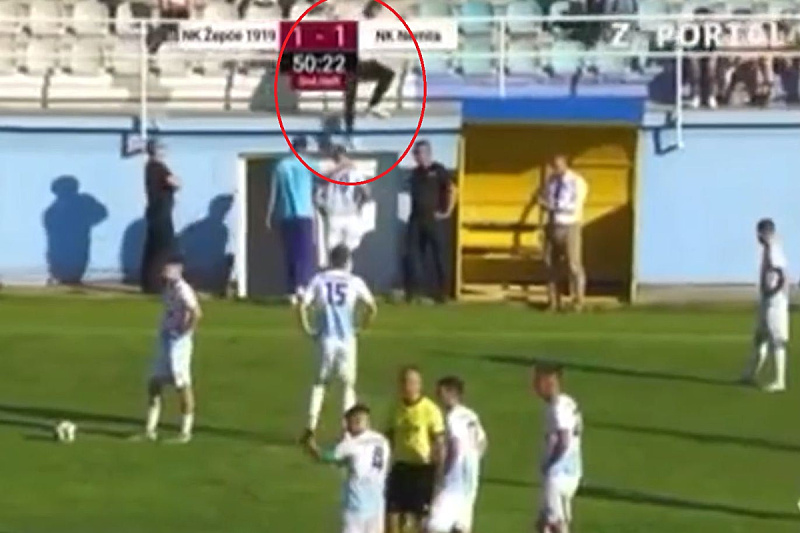 Nezapamćene scene na bh. terenima (Foto: Screenshot)