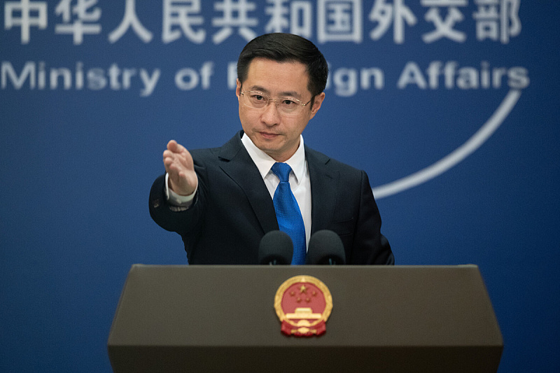 Lin Jian, glasnogovornik kineskog ministarstva vanjskih poslova (Foto: EPA-EFE)