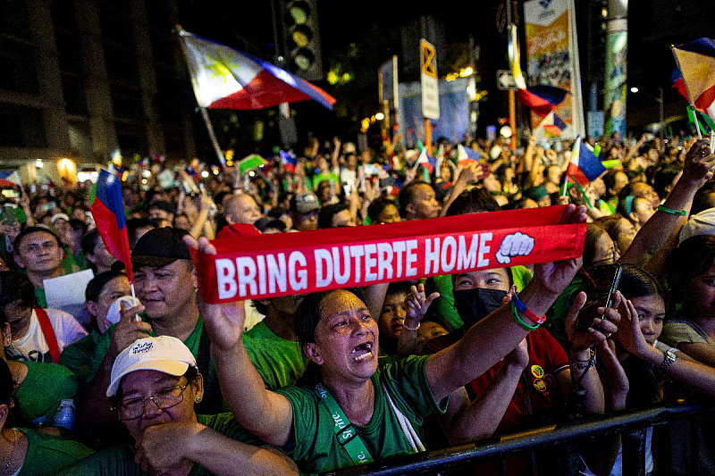 Skup pristalica Rodriga Dutertea (Foto: Reuters)
