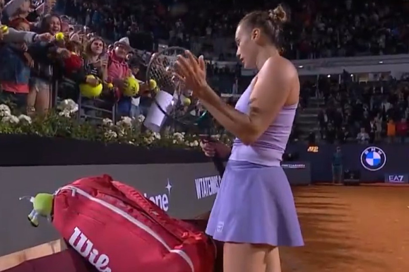 Sabalenka nije zamjerila rivalki (Foto: Screenshot)