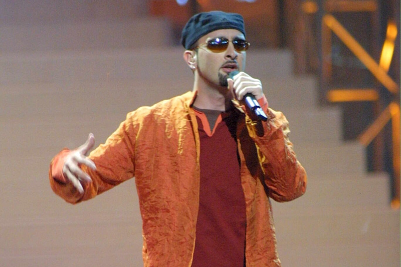Nino Pršeš 2001. na Eurosongu u Kopenhagenu (Foto: EPA-EFE)