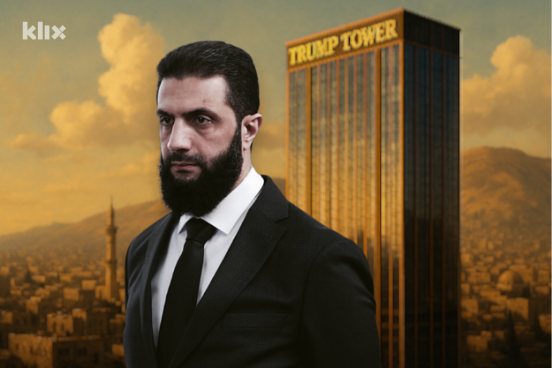 Ahmad al-Sharaa (Ilustracija: Klix.ba)