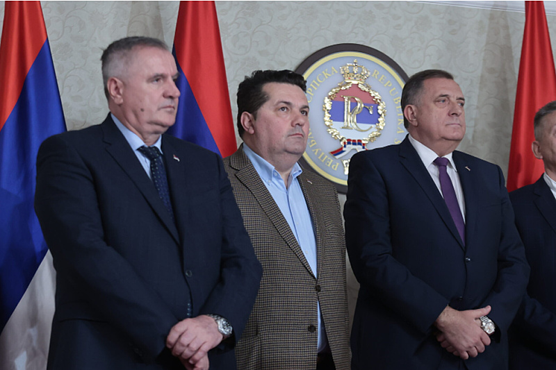Radovan Višković, Nenad Stevandić i Milorad Dodik