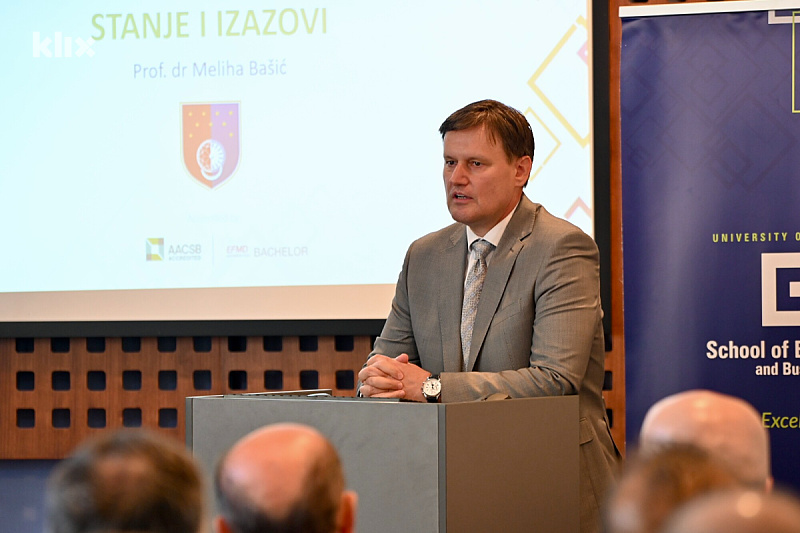 Muamer Halilbašić, direktor Ekonomskog instituta Sarajevo (Foto: V. D./Klix.ba)
