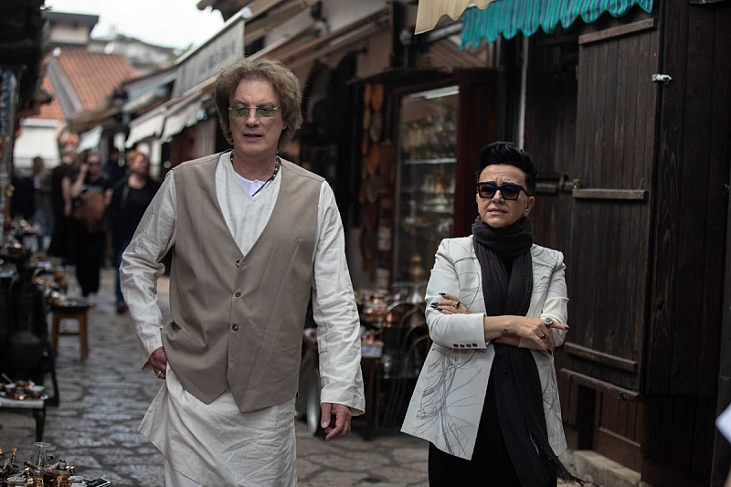 Tonči Huljić i Amira Medunjanin (Foto: Amar Jažić)
