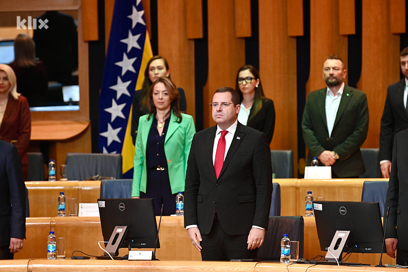 Detalj s današnje sjednice Doma naroda (Foto: T. S./Klix.ba)