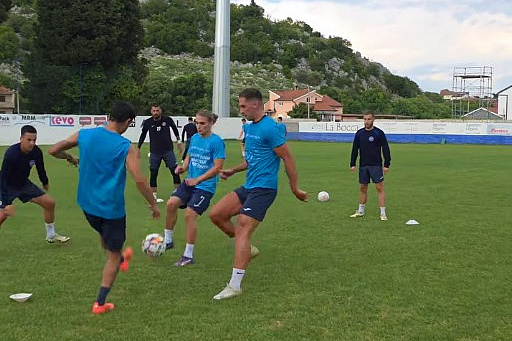 Katić na treningu GOŠK-a (Foto: GOŠK Gabela)