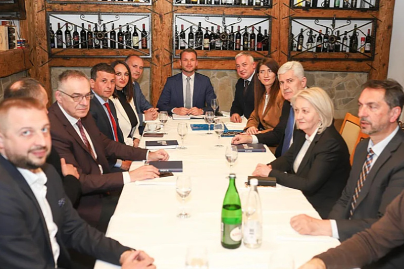 Sastanak opozicije iz RS-a i HDZ-a na Kupresu 22. marta 2025. godine