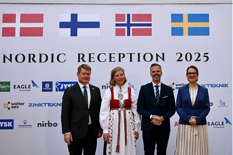 Kalle Kankaanpää, Katrine Biering, Åge Sandal Møller i Helena Lagerlöf