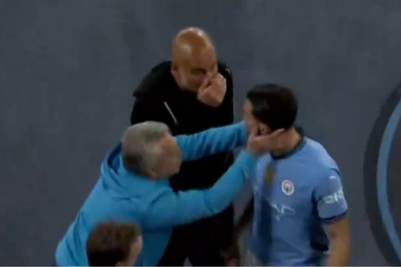 Guardiola ljut na Kovačića (Foto: Screenshot)