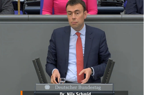 Nils Schmid (Screenshot: Bundestag)
