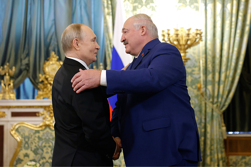 Vladimir Putin i Aleksandar Lukašenko (Foto: EPA-EFE)
