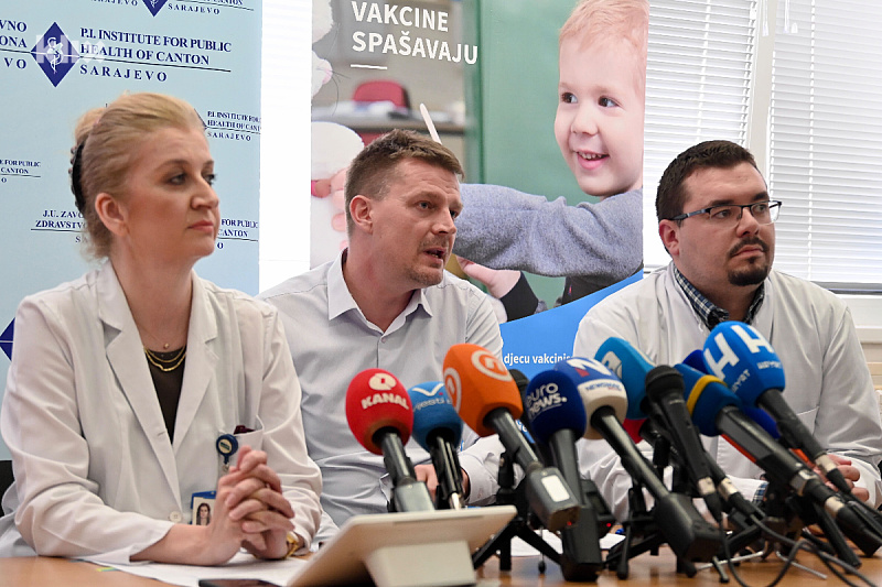 Press konferencija Zavoda za javno zdravstvo (Foto: D. S./Klix.ba)