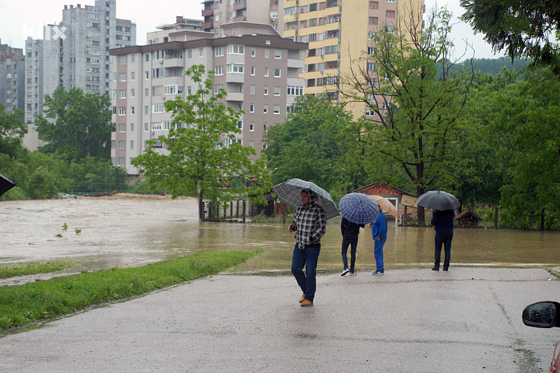 Detalj tokom ranijih poplava u Tuzli (Foto: A. K./Klix.ba)