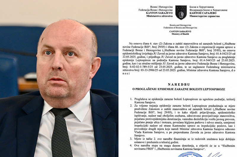 Ministar Enis Hasanović potpisao naredbu