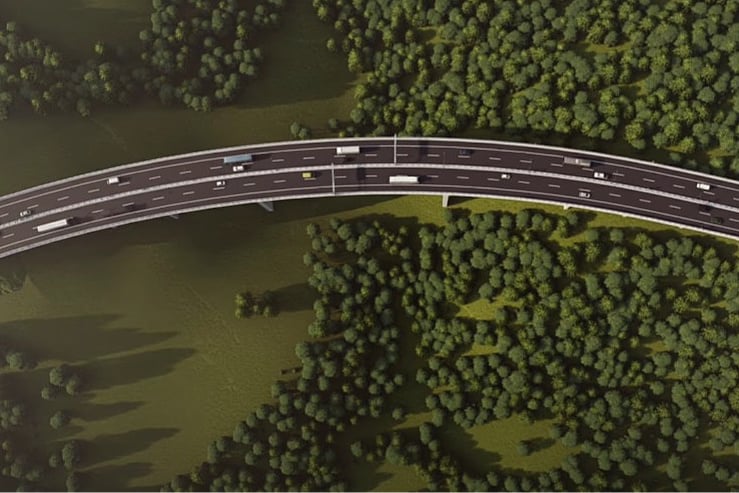 Autoput Požega - Boljare (Screenshot)