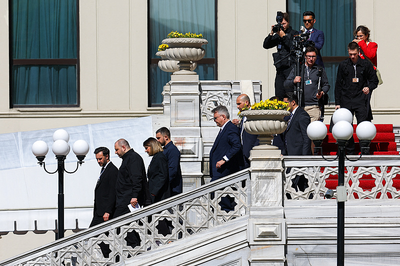 Ukrajinska delegacija nakon pregovora (Foto: Reuters)